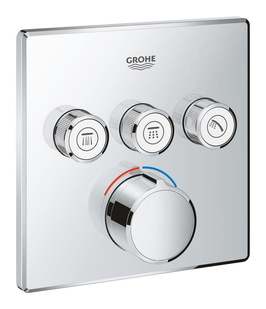 Grohe Ankastre Banyo Bat. 3 Çıkışlı SmartControl Krom - 29149000