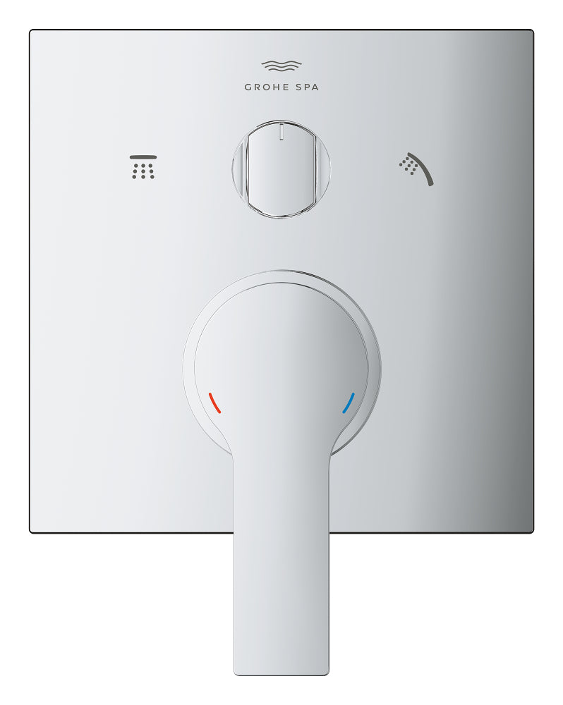 Grohe Allure Ankastre Banyo Duş Bataryası 3 Çıkışlı Divertörlü Krom – 29176001