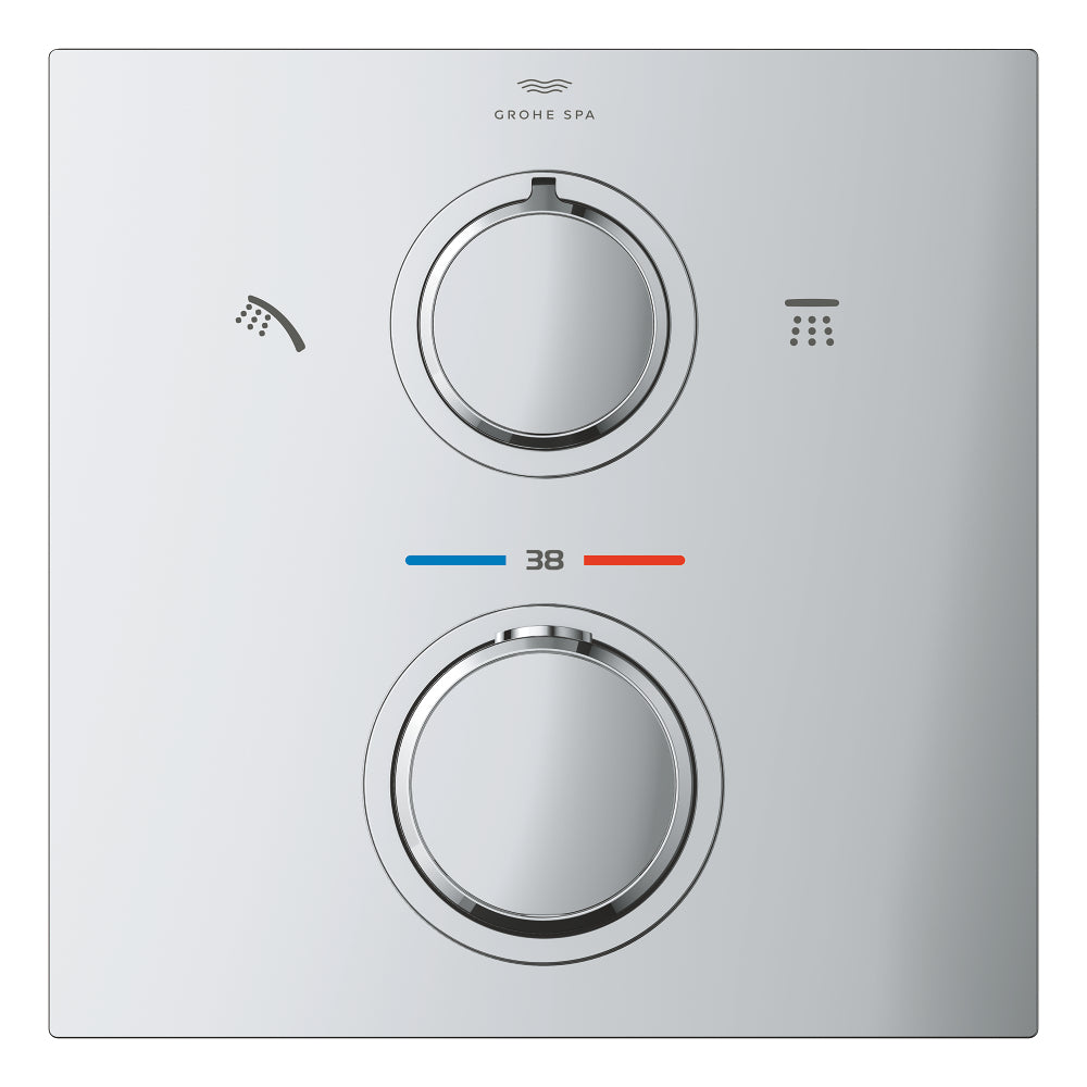 Grohe Allure Thermostat For Concealed Installation With 2-Way Diverter - 29181002