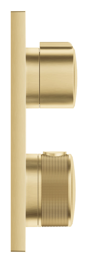 Grohe Ankastre Termostatik Banyo Bataryası 2 Çıkışlı Allure Br. Cool Sunrise - 29181GN2