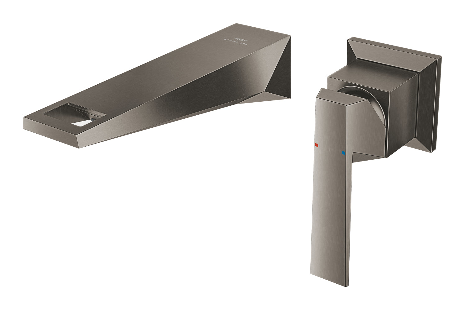 Grohe Allure Brilliant İki Delikli Lavabo Bataryası M Boyut  Brushed Hard Graphite - 29402AL0