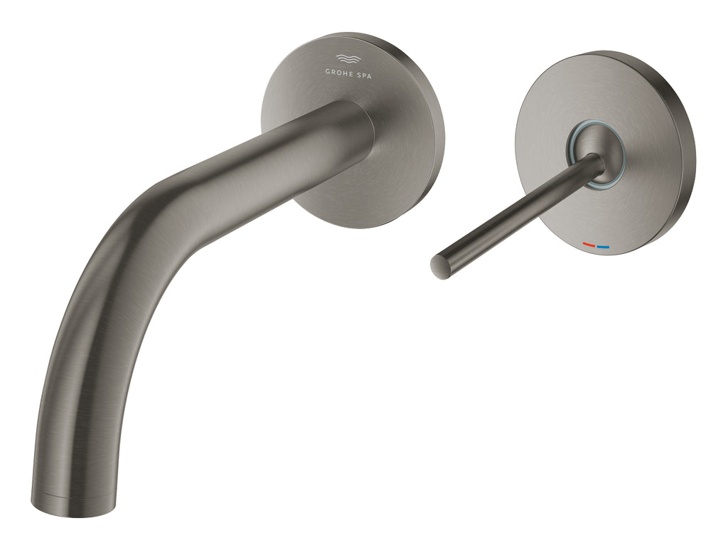 Grohe Lavabo Bataryası İki Delikli Duvardan Atrio Br. Hard Graphite - 29410AL0