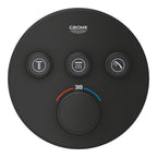 Grohe Grohtherm Smartcontrol Üç Yönlü Ankastre Termostatik Duş Bataryası Mat Siyah - 29508KF0