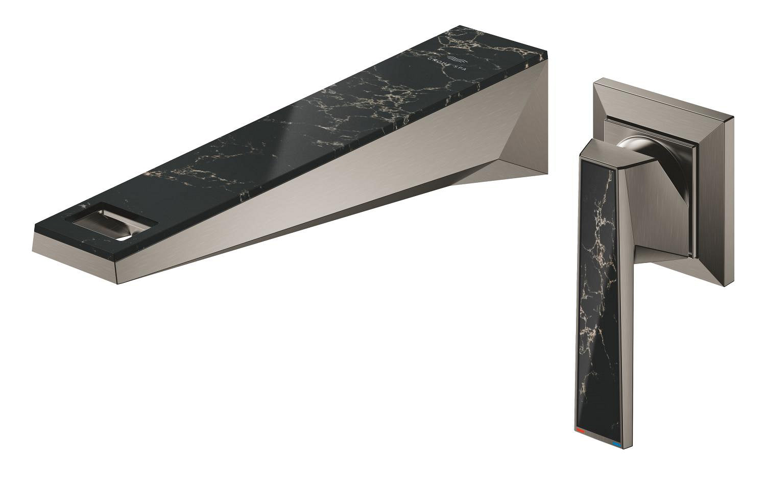 Grohe Allure Brilliant Private Collection 2 Delikli Duvardan Lavabo Bataryası M–Boyut Brushed Hard Graphite – 29521AL0