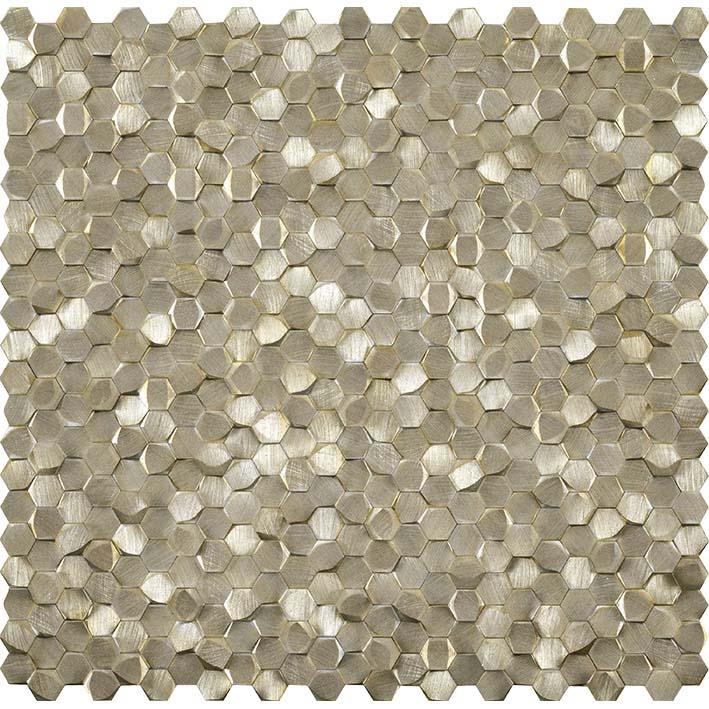 Antic Collanial Mozaik Gravity Aluminium Hexagon Gold
