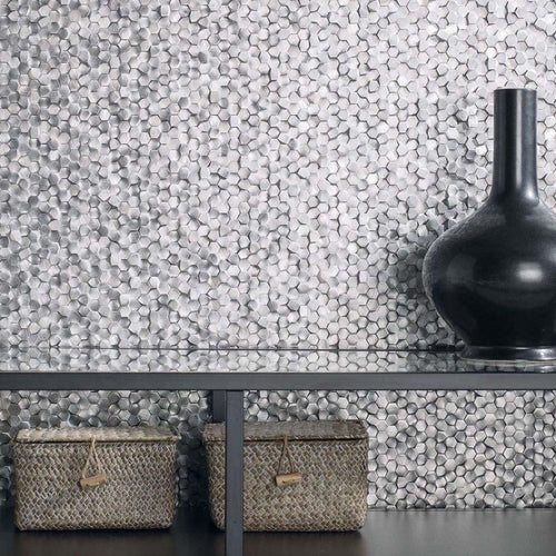Antic Collanial Mozaik Gravity Aluminium Hexagon Metal