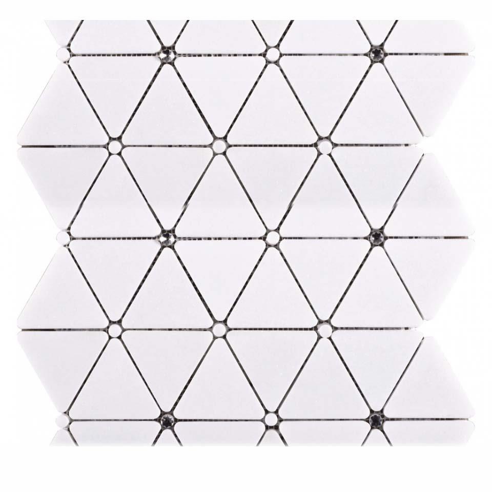 Antic Collanial Mozaik Victorian Diamond Thasos Luxe