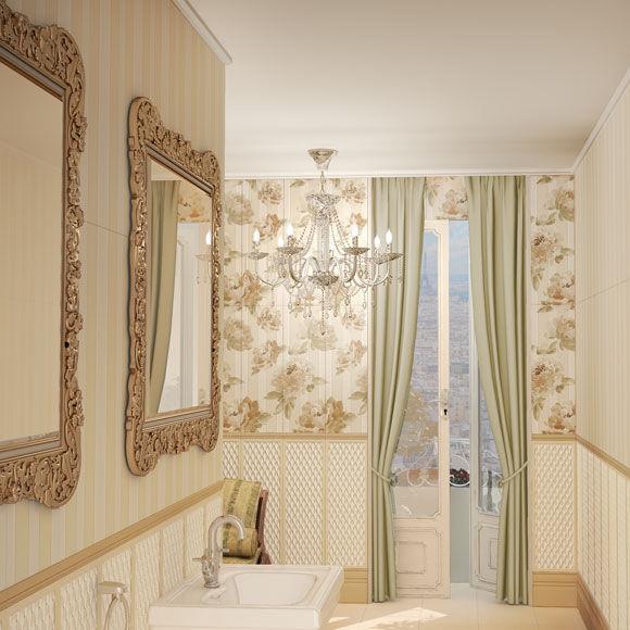 Arcana Duvar Karosu Versailles Diamond Plus  Beige 25 x 75 cm