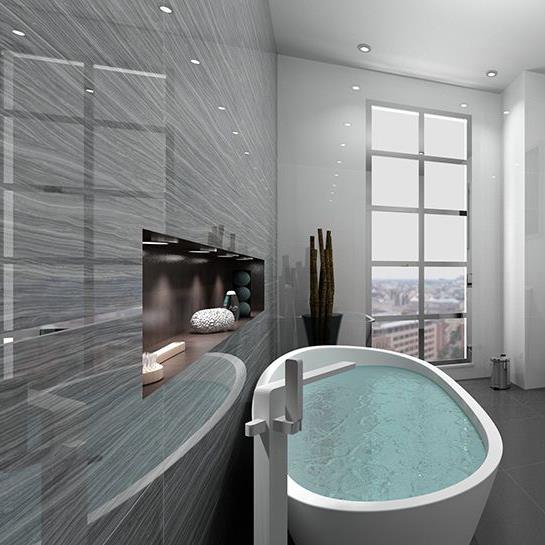 Porcelanosa Duvar Karosu Borneo Blue  31,6 x 90 cm