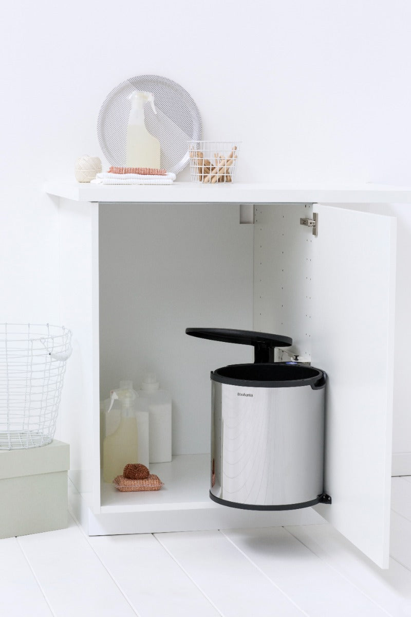Brabantia Çöp Kutusu 15 lt Dolap İçi Briliant Steel 418181
