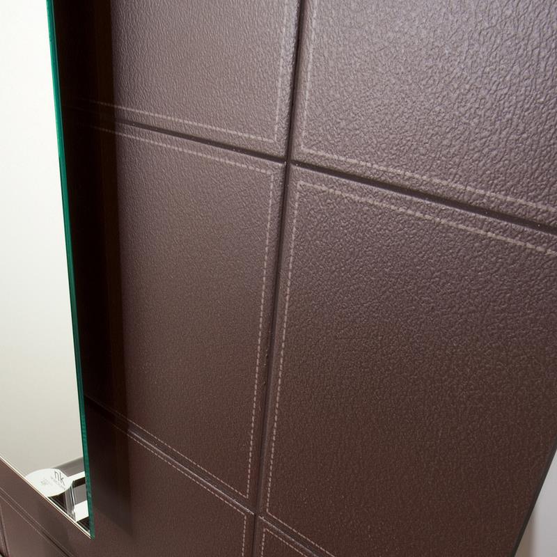Porcelanosa Duvar Karosu Cuero Twıin Marron  37.7 x 37.7 cm