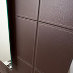 Porcelanosa Duvar Karosu Cuero Twıin Marron  37.7 x 37.7 cm