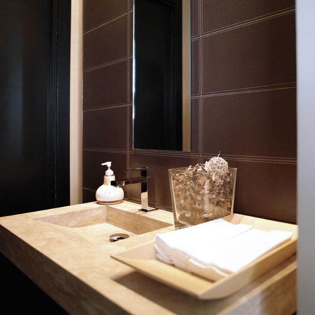 Porcelanosa Duvar Karosu Cuero Twıin Marron  37.7 x 37.7 cm