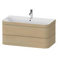 Duravit Banyo Dolabı Takımı Happy D.2 Plus C-Bonded Akdeniz Meşe Mat + Batarya + Ayna HP4638O7171