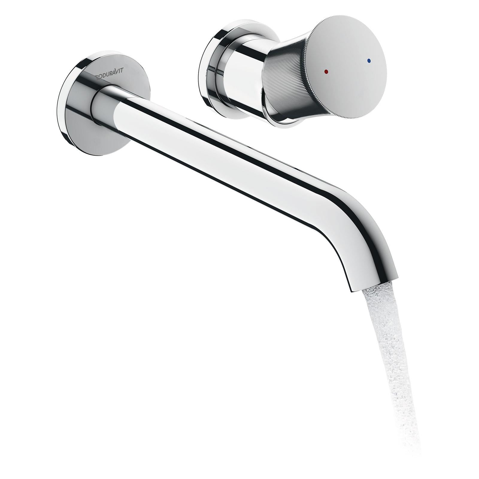 Duravit Duvardan Lavabo Bataryası White Tulip, Krom WT1070004010