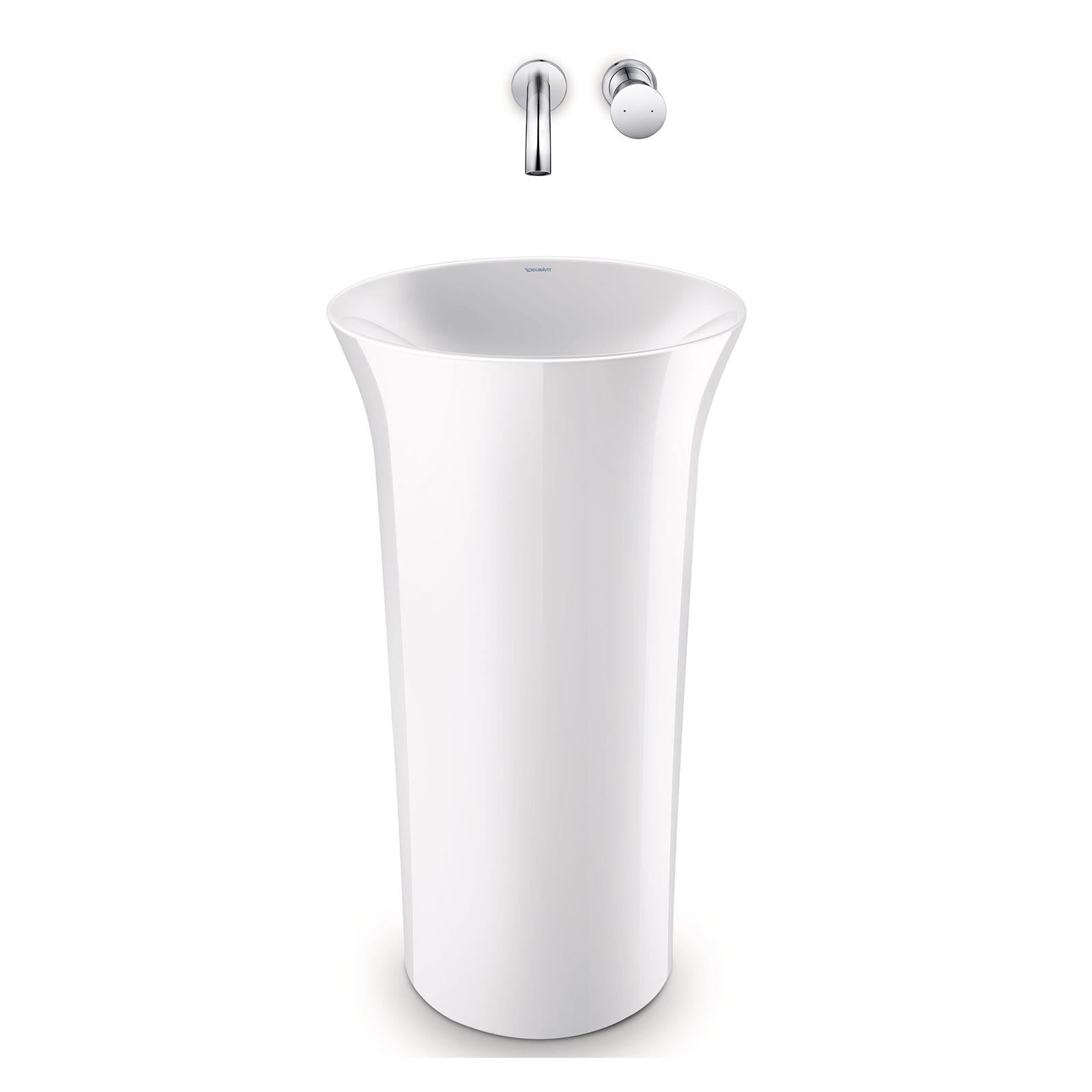 Duravit Duvardan Lavabo Bataryası White Tulip, Krom WT1070004010