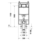 Duravit Gömme Rezervuar Alçıpan Duvar Uyumlu, 9 cm WD1031000000