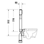 Duravit Gömme Rezervuar Tuğla Duvar Uyumlu, 8cm WD1030000000+6952001095