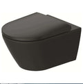 Duravit Klozet D-Neo Asma, Kapak Dahil, Mat Antrasit 2577398975+21698900