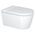 Duravit Klozet Seti Akıllı SensoWash® Starck f / ME by Starck Asma Klozet Alpin Beyaz 612000012000320+2510092000