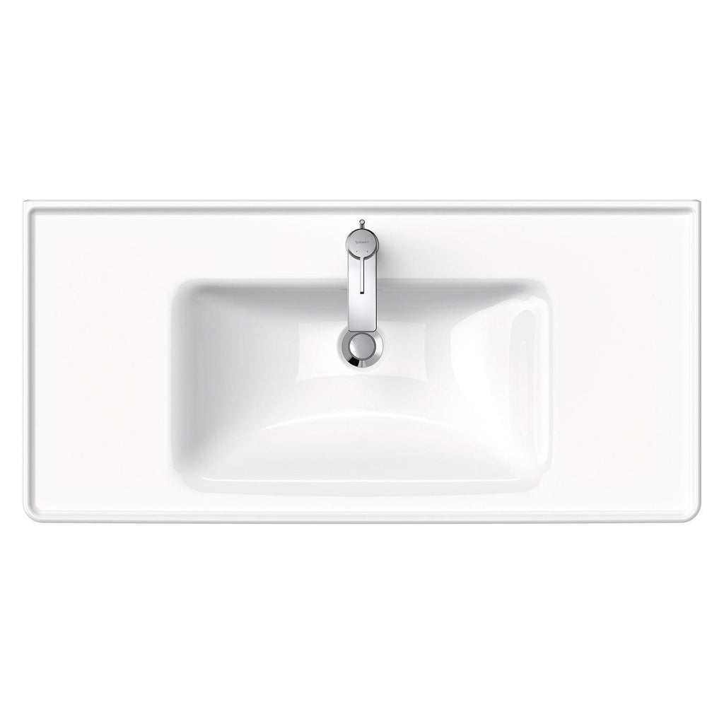 Duravit Lavabo D-Neo Etejerli Tezgah Üstü 105 x 48 cm, Beyaz 2367100000