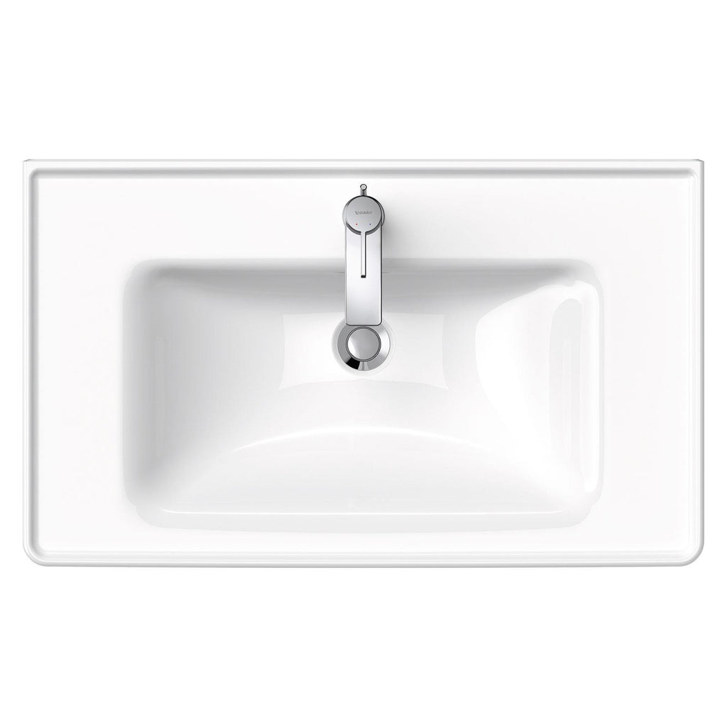 Duravit Lavabo D-Neo Etejerli Tezgah Üstü 80 x 48 cm, Beyaz 2367800000