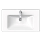 Duravit Lavabo D-Neo Etejerli Tezgah Üstü 80 x 48 cm, Beyaz 2367800000