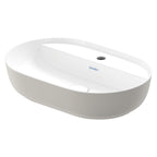 Duravit Lavabo Luv DuraCeram Batarya Banklı Çanak 60 cm, Gri/Beyaz 0380602300