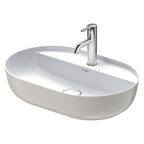 Duravit Lavabo Luv DuraCeram Batarya Banklı Çanak 60 cm, Gri/Beyaz 0380602300