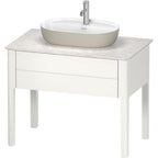 Duravit Lavabo Luv DuraCeram Batarya Banklı Çanak 60 cm, Gri/Beyaz 0380602300