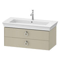 Duravit Lavabo Takımı White Tulip Etejerli 105.5 x 49 cm, Taupe Parlak  2363100000