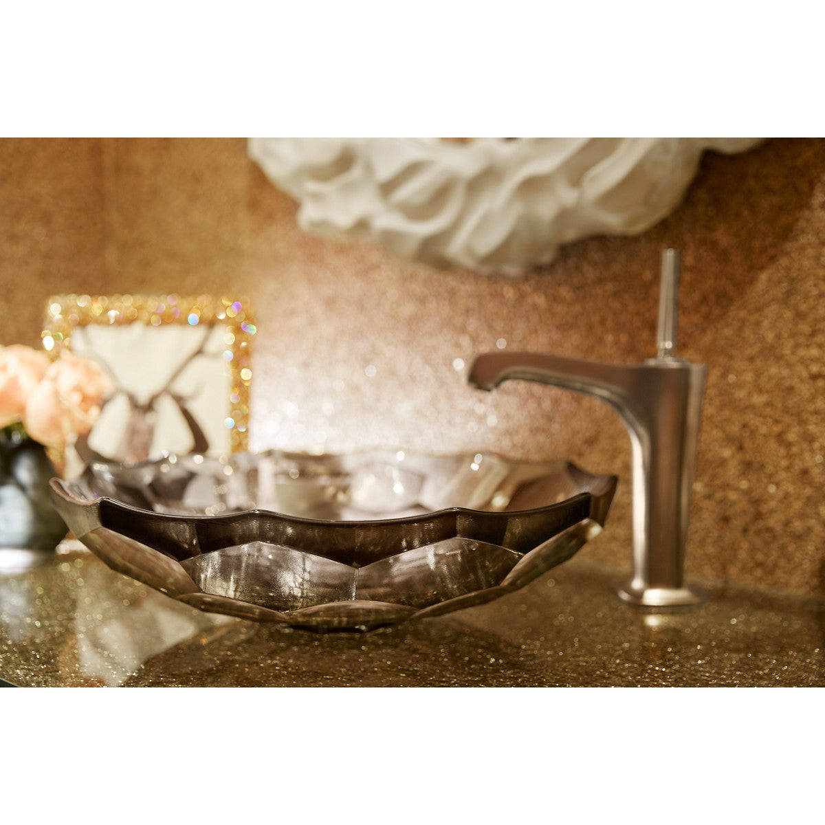 Kohler Lavabo Briolette Cam Çanak Ice
