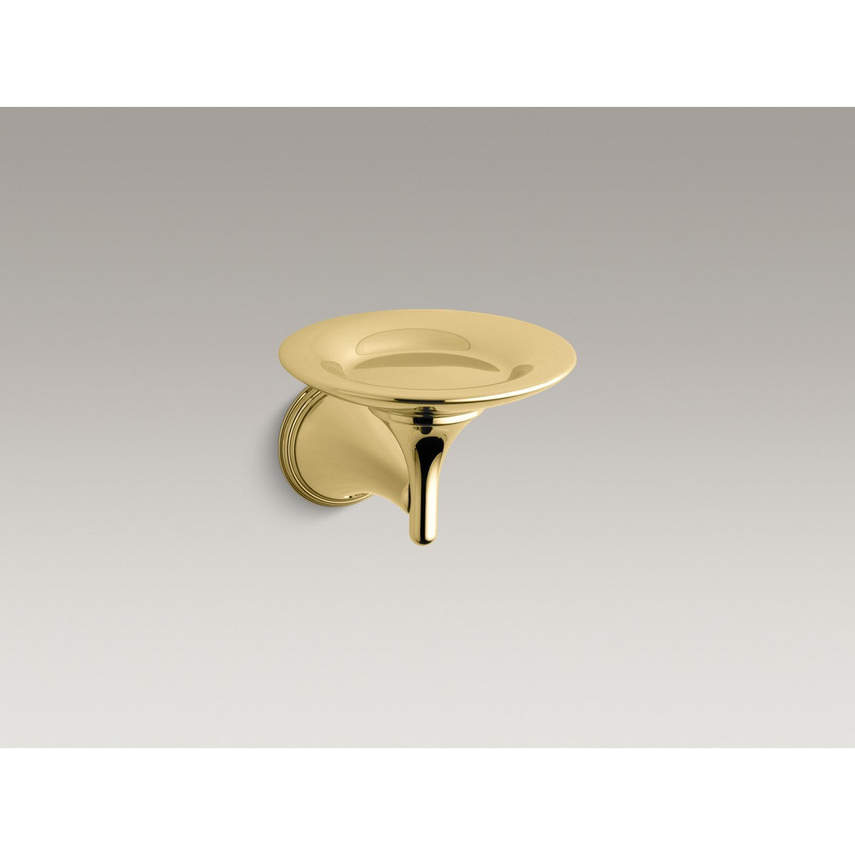 Kohler Sabunluk Duvara Monte Finial , Polished Brass