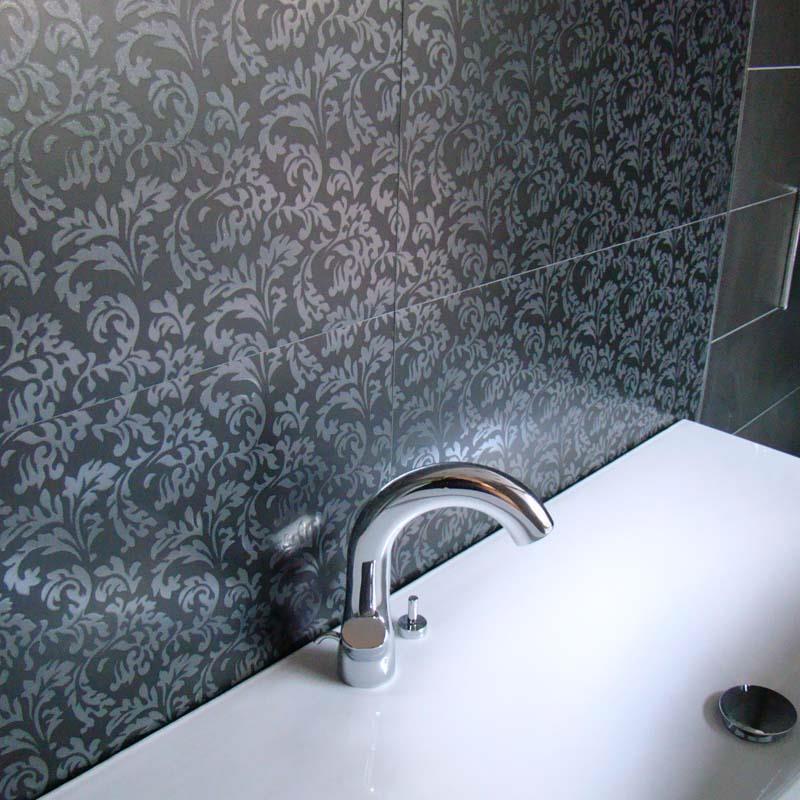 Porcelanosa Duvar Karosu Fiore Antracita 37.3 x 65.9 cm