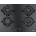 Franke Ocak Gazlı Mythos FHCR 604 4G HE BK C Black+Glass 106.0374.280