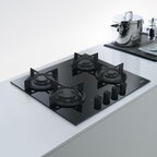 Franke Ocak Gazlı Mythos FHCR 604 4G HE BK C Black+Glass 106.0374.280