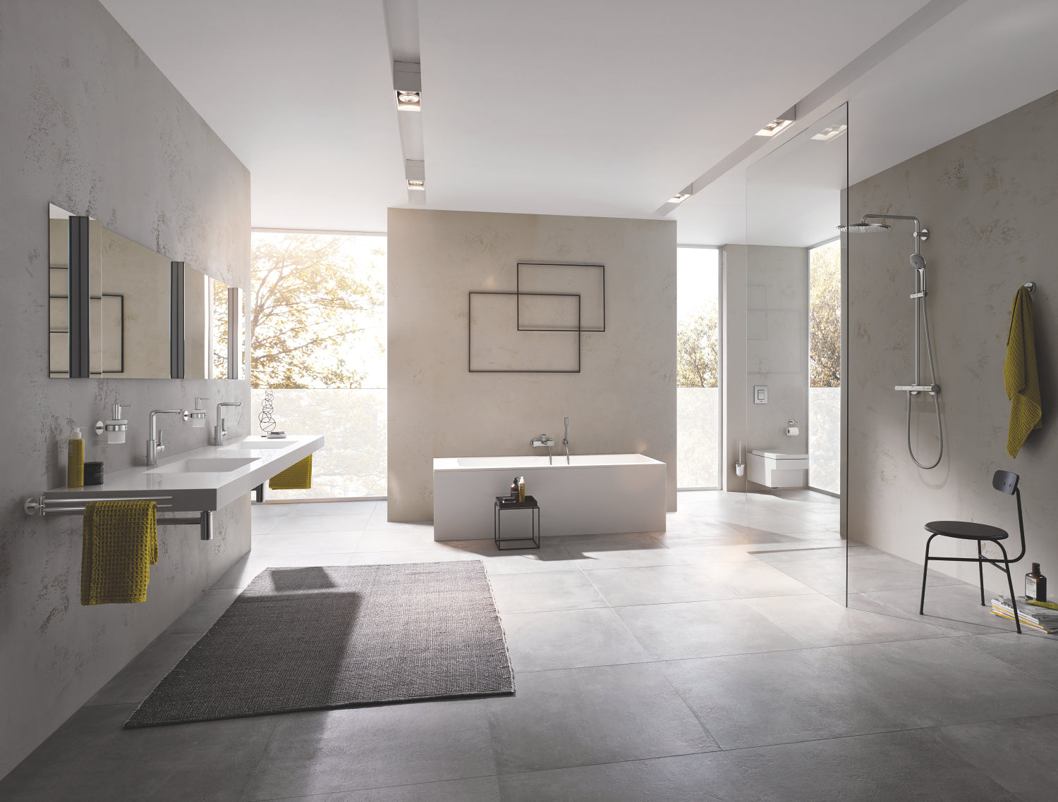 Grohe Sıvı Sabunluk Camı ve Pompası Essentials SuperSteel - 40394DC1