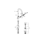 Grohe Atrio Tek Kumandalı Lavabo Bataryası Xl-Boyut Warm Sunset -32647DA3