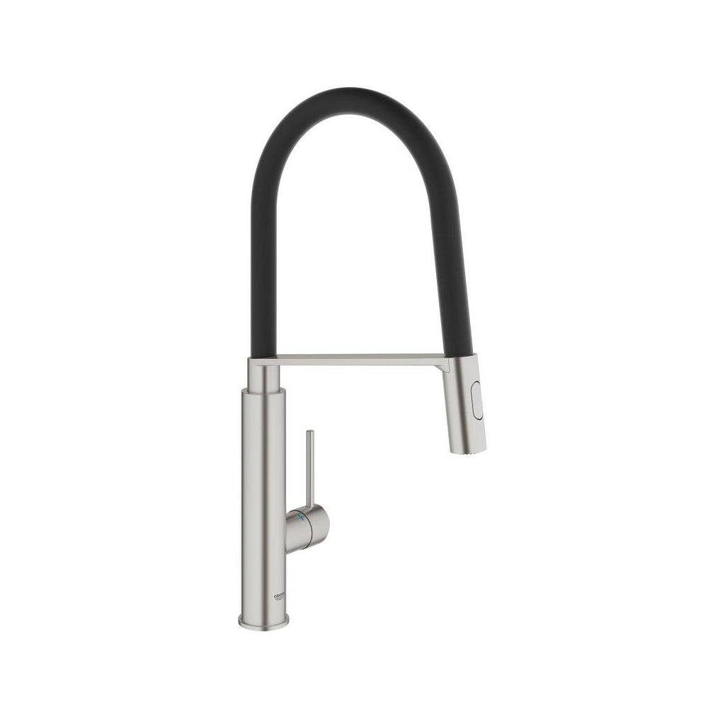 Grohe Concetto Professional Tek Kumandalı Eviye Bataryası SuperSteel - 31491DC0