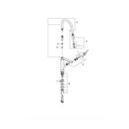 Grohe Concetto Professional Tek Kumandalı Eviye Bataryası SuperSteel - 31491DC0