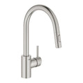 Grohe Eviye Bataryası Spiralli 2 Fonk Concetto Super Steel -31483DC2