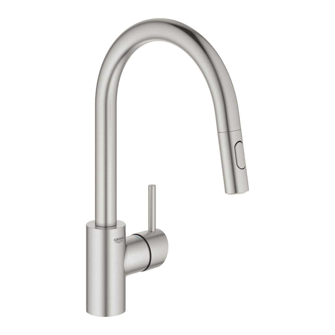 Grohe Eviye Bataryası Spiralli 2 Fonk Concetto Super Steel -31483DC2