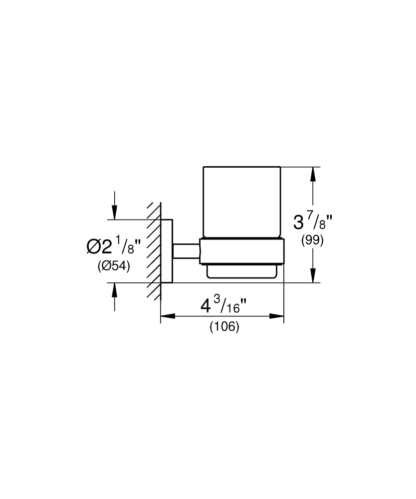 Grohe Diş Fırçalık Seti Essentials Super Steel - 40447DC1