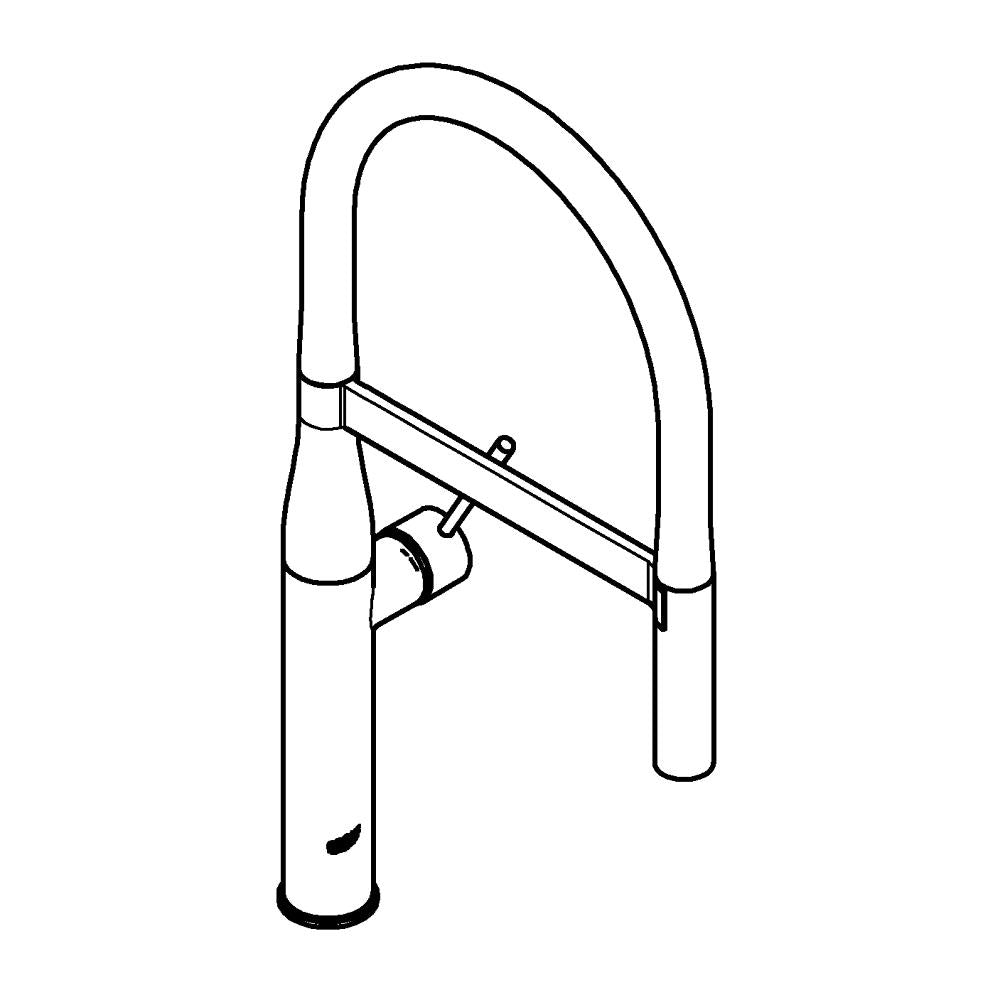 Grohe Essence Tek Kumandalı Eviye Bataryası Brushed Cool Sunrise - 30294GN0
