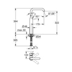 Grohe Essence Tek Kumandalı Lavabo Bataryası Xl-Boyut Brushed  Warm Sunset - 32901DL1