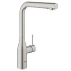 Grohe Eviye Bataryası Spiralli 2 Fonk Essence Super Steel - 30270DC0