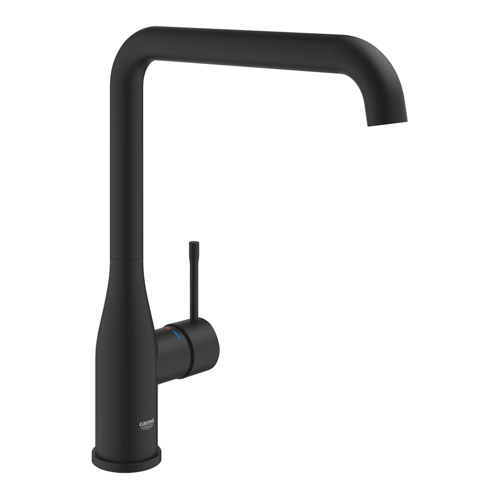 Grohe Eviye Bataryası Döner Borulu Essence Mat Siyah - 30505KF0