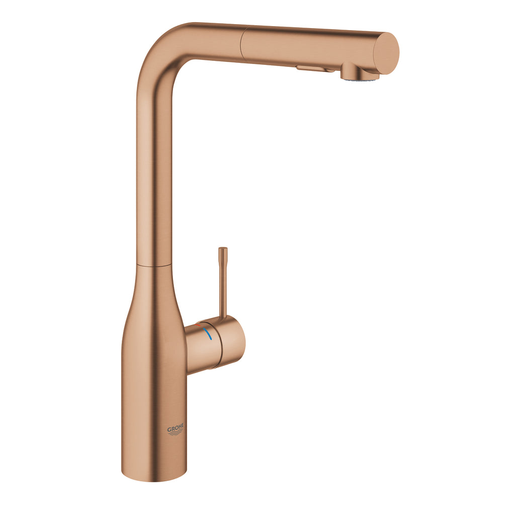 Grohe Eviye Bataryası Spiralli 2 Fonk Essence Brushed Warm Sunset – 30504DL0