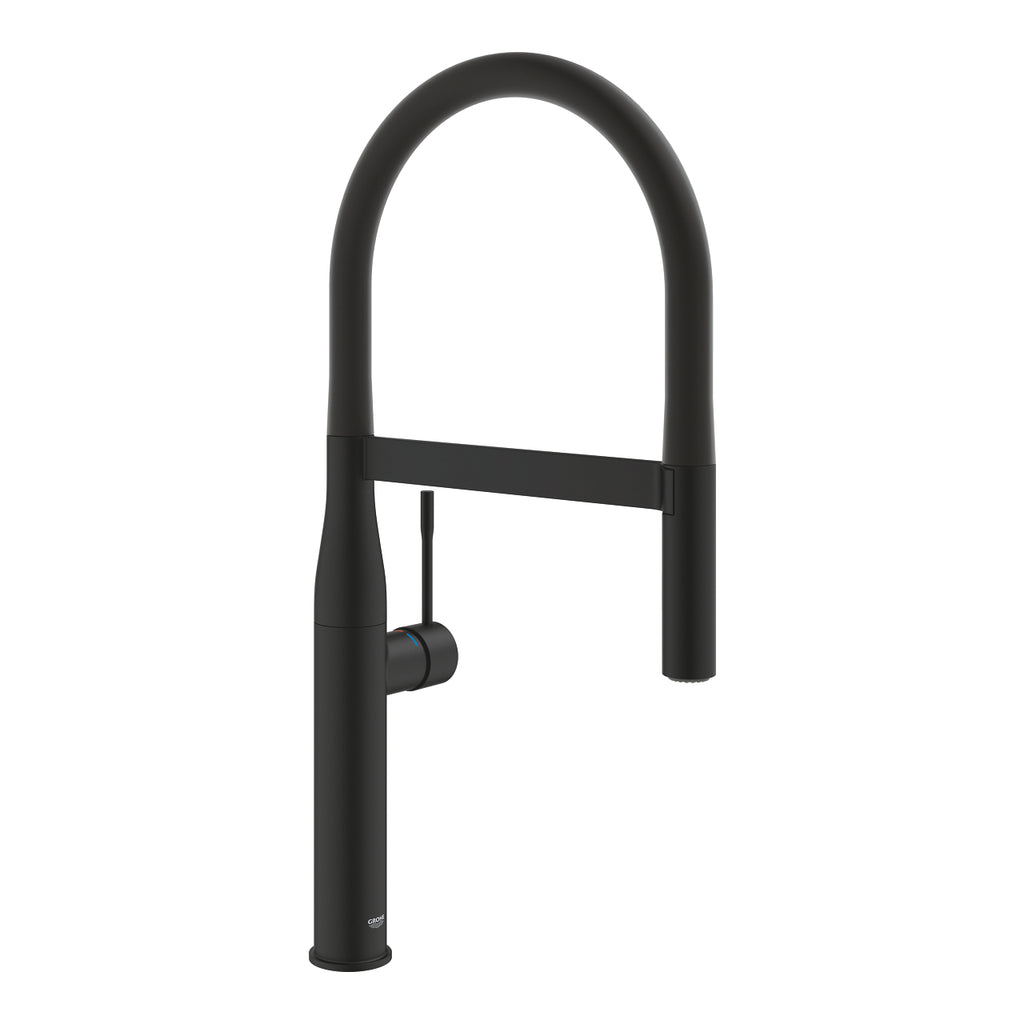Grohe Eviye Bataryası Spiralli 2 Fonk Essence Mat Siyah - 30503KF0