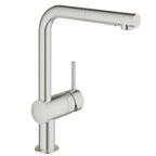 Grohe Eviye Bataryası Spiralli 2 Fonk. Minta Super Steel - 30274DC0